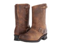2016 Frye Boots for Men - Engineer 12R - Dark Brown Old Town Leather On Sale